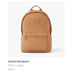 Dagne Dover Dakota Backpack in “Pinto” Tan color